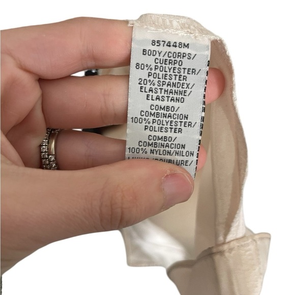 JS Collections Black Lace Nude Cocktail Dress 4 - Picture 5 of 6